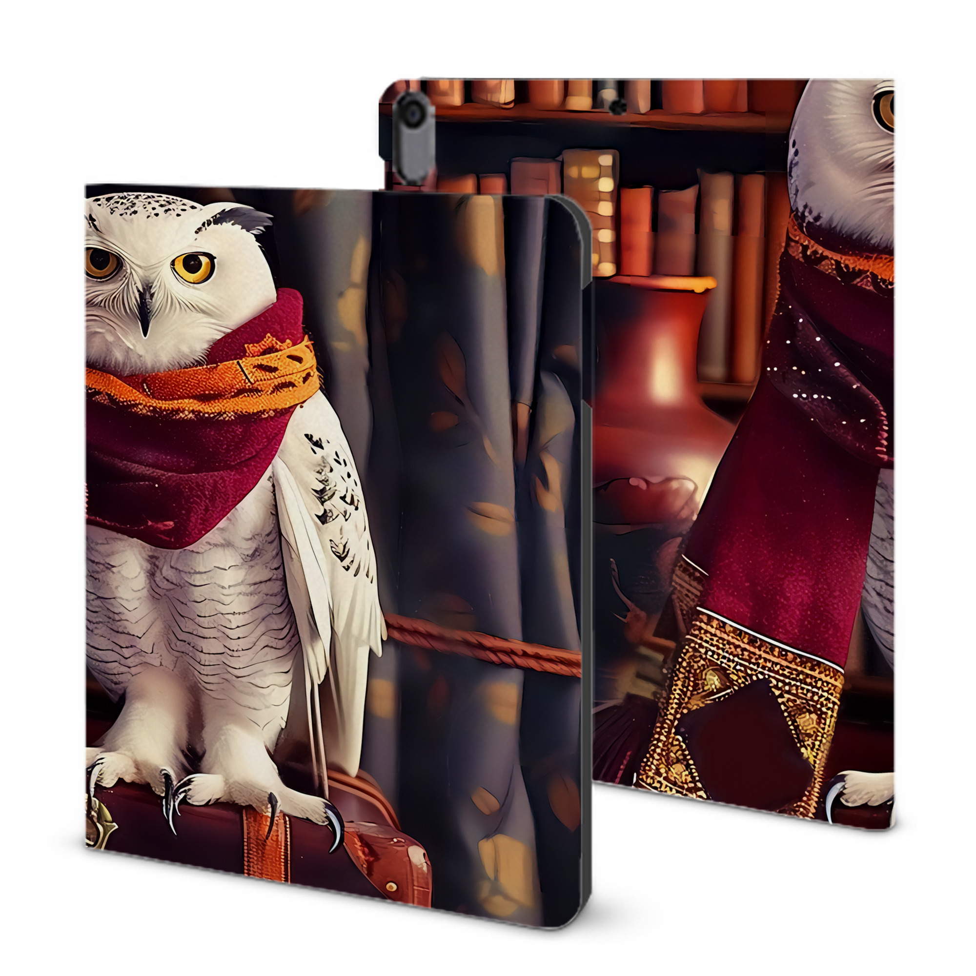 （画像用） Harry Potter ハリー・ポッターシリーズ IPad ケース ブック型 PUレザー TPU 耐衝撃 軽量 薄型 ペン収納なし 全面保護 IPad 各モデル対応